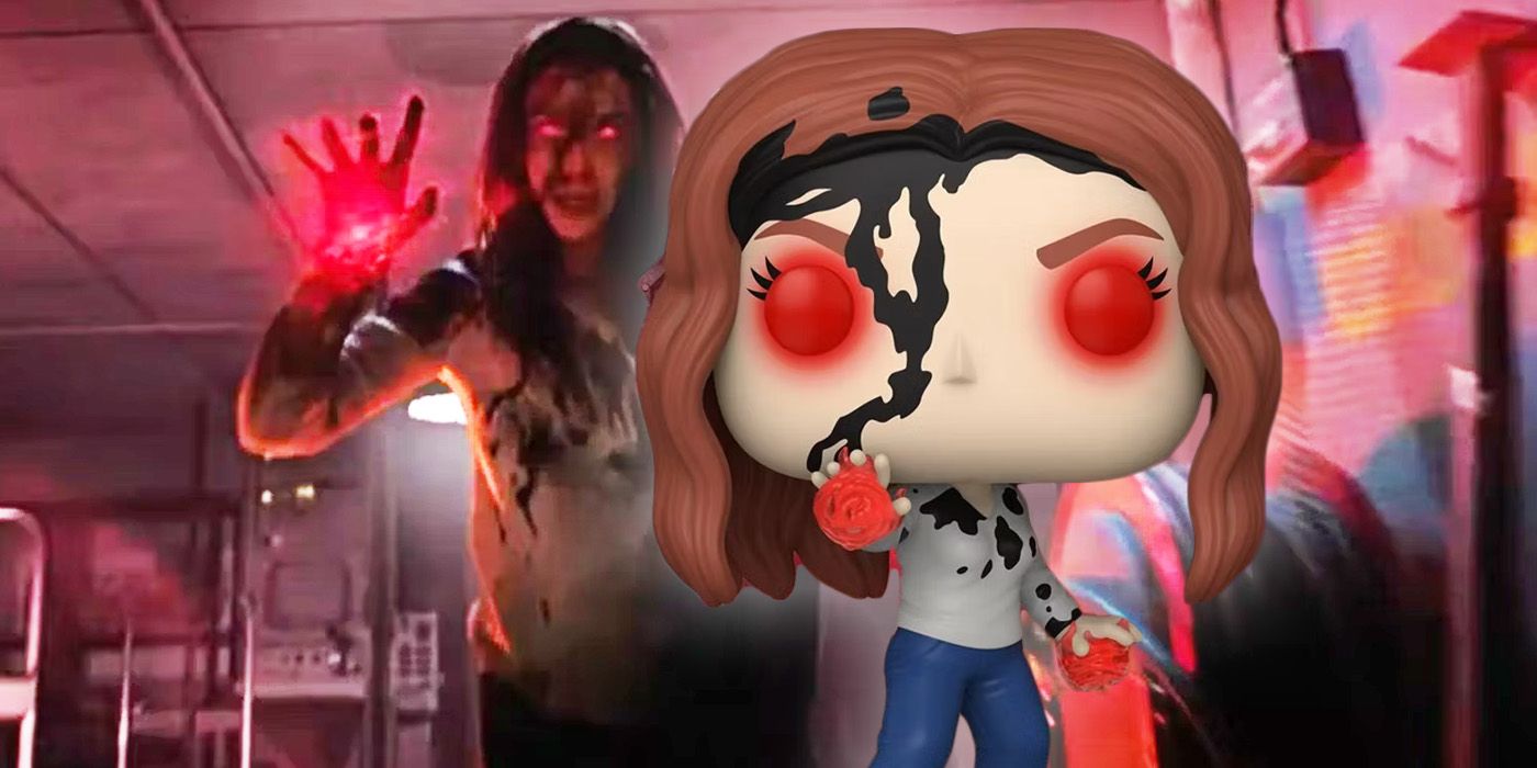 Funko Pop!'s Wanda Maximoff figure from Doctor Strange in the Multiverse of Madness.