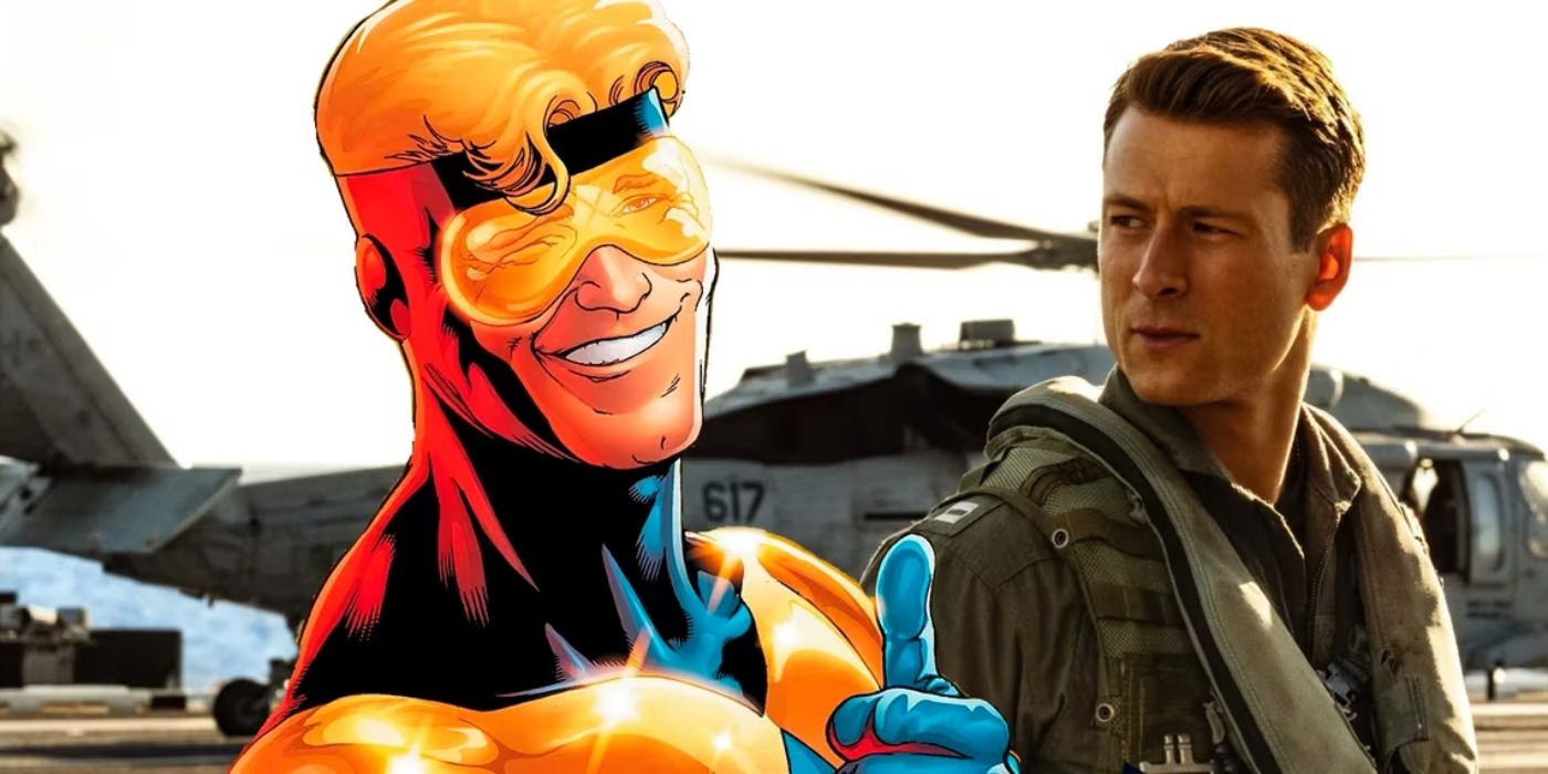 DCU Fan Art Casts Top Gun 2&rsquo;s Glen Powell as Booster Gold and It&rsquo;s