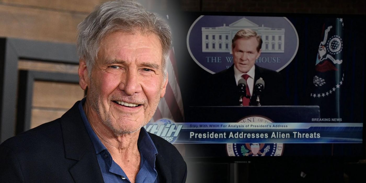 Harrison Ford e o presidente do MCU