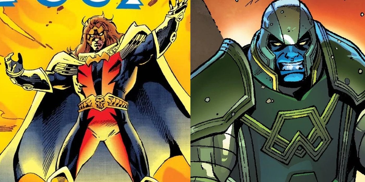 Hyperstorm and Ronan the Accuser appear side by side in Marvel Comics