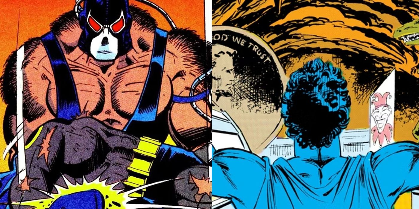 Bane and Tommy Carma appear side by side in DC Comics