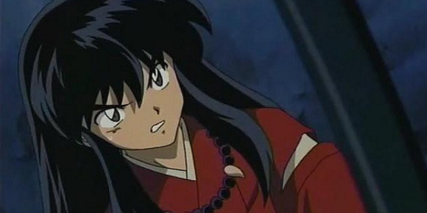 Inuyasha with black hair.