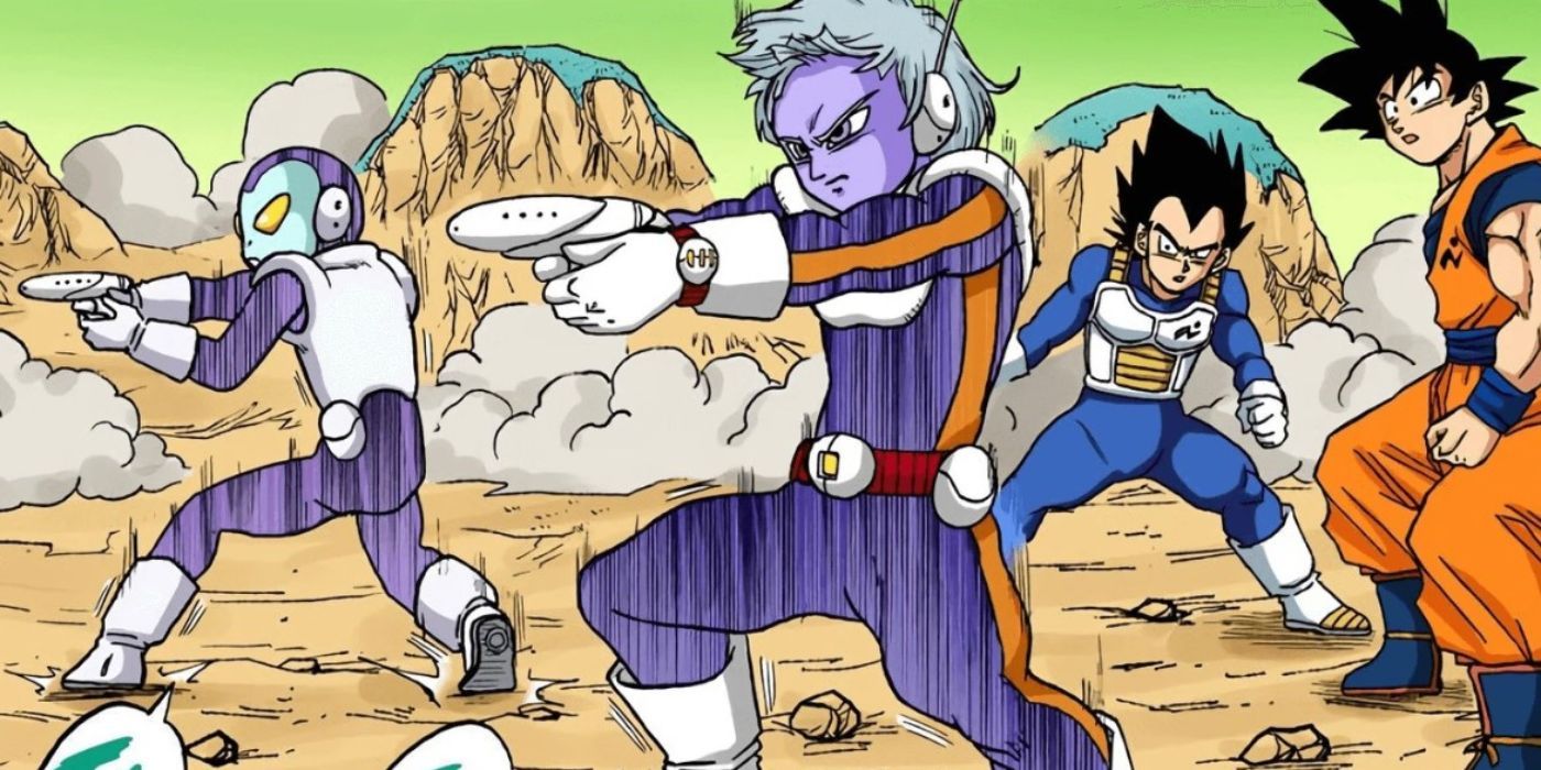Jaco, Merus, Vegeta, and Goku join the battle in Dragon Ball Super's manga