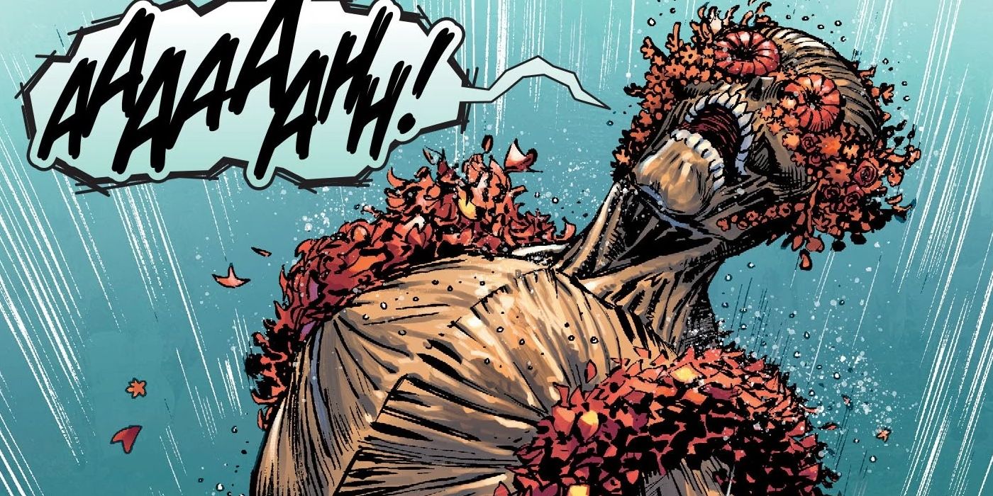 Jason Woodrue, DC Comics'ten Floroni Adam olarak çığlık atıyor