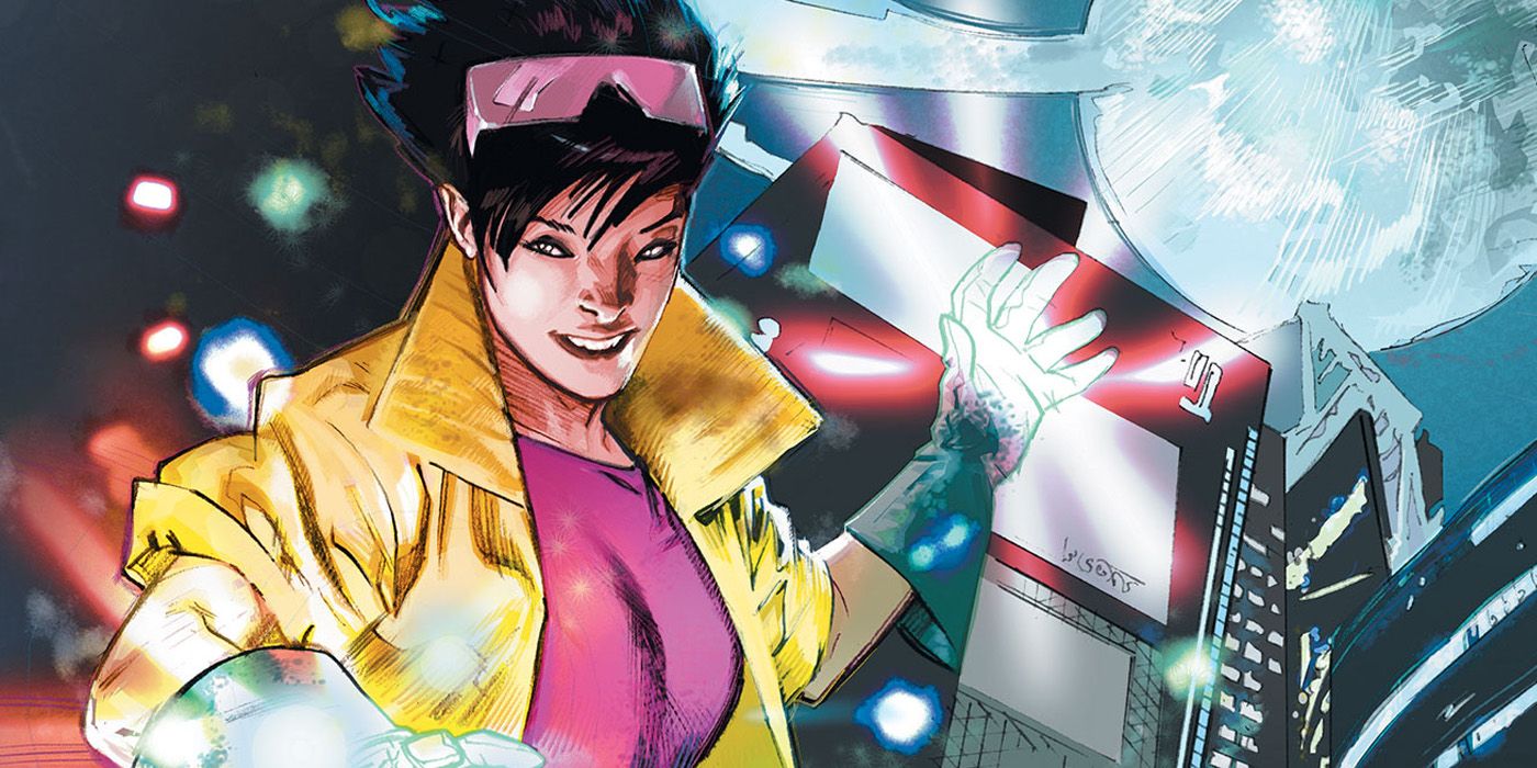 Jubilation Lee aka Jubilee creates sparks in X-Men comics