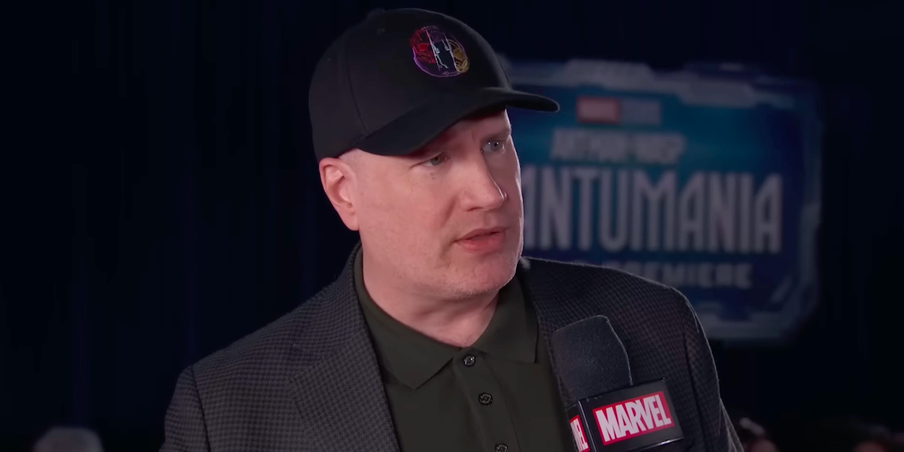 Kevin Feige at the Ant-Man and the Wasp: Quantumania premiere.