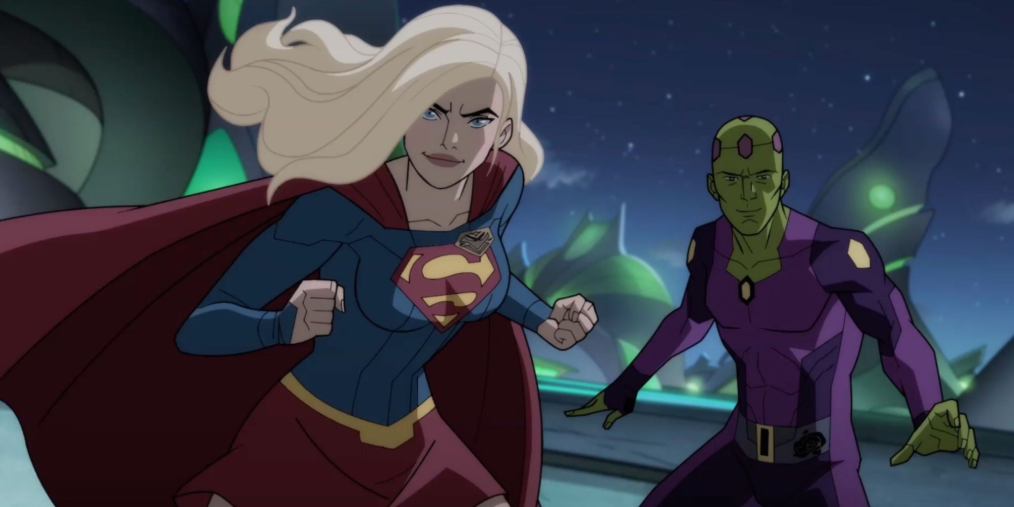 legion of super heroes supergirl brainiac