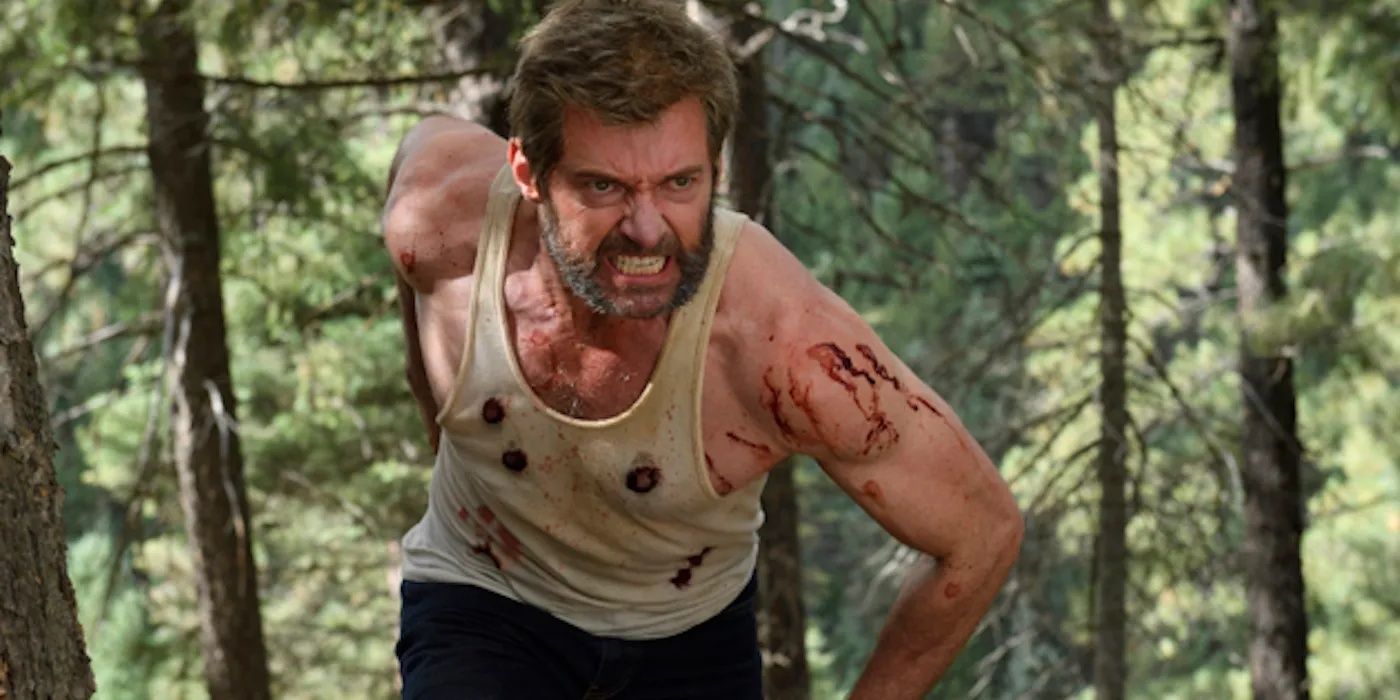 Wolverine leaps into action in Logan.