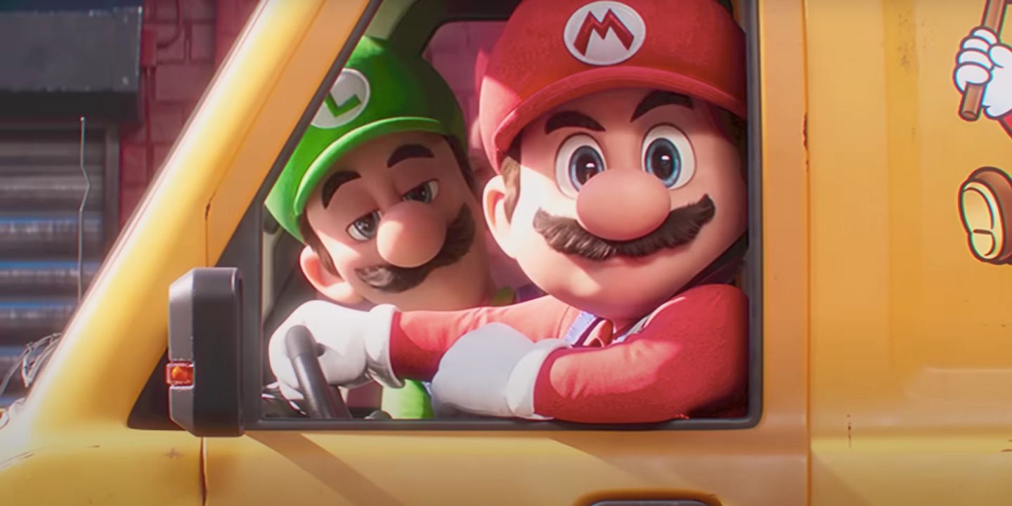 Luigi and Mario as Plumbers in their old business as plumbers.