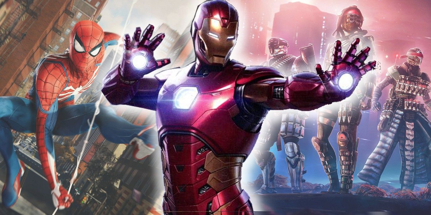 Marvels Avengers - Spider-Man - Destiny 2 games