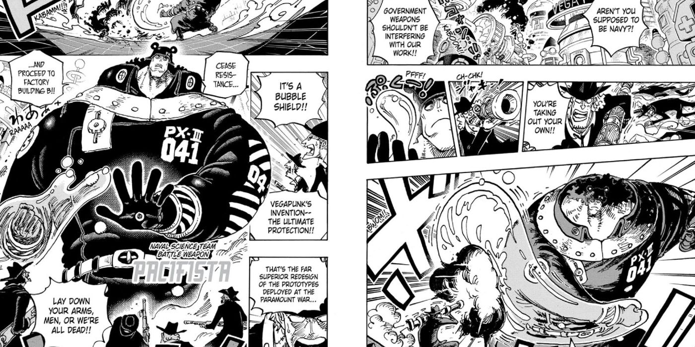 Spoilers de manga One Piece 1074 titulado Mark 3