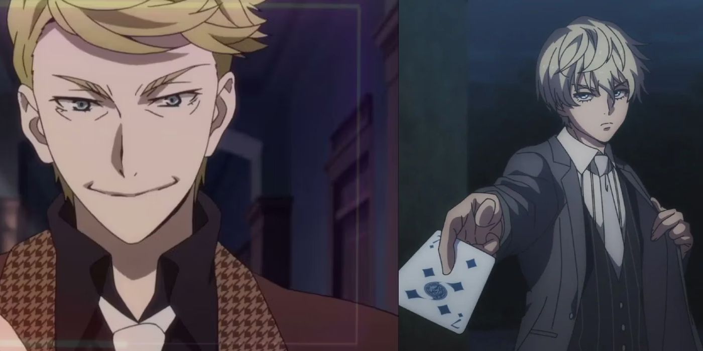 Leo Pinochle from High Card and Francis Fitzgerald from Bungo Stray Dogs 