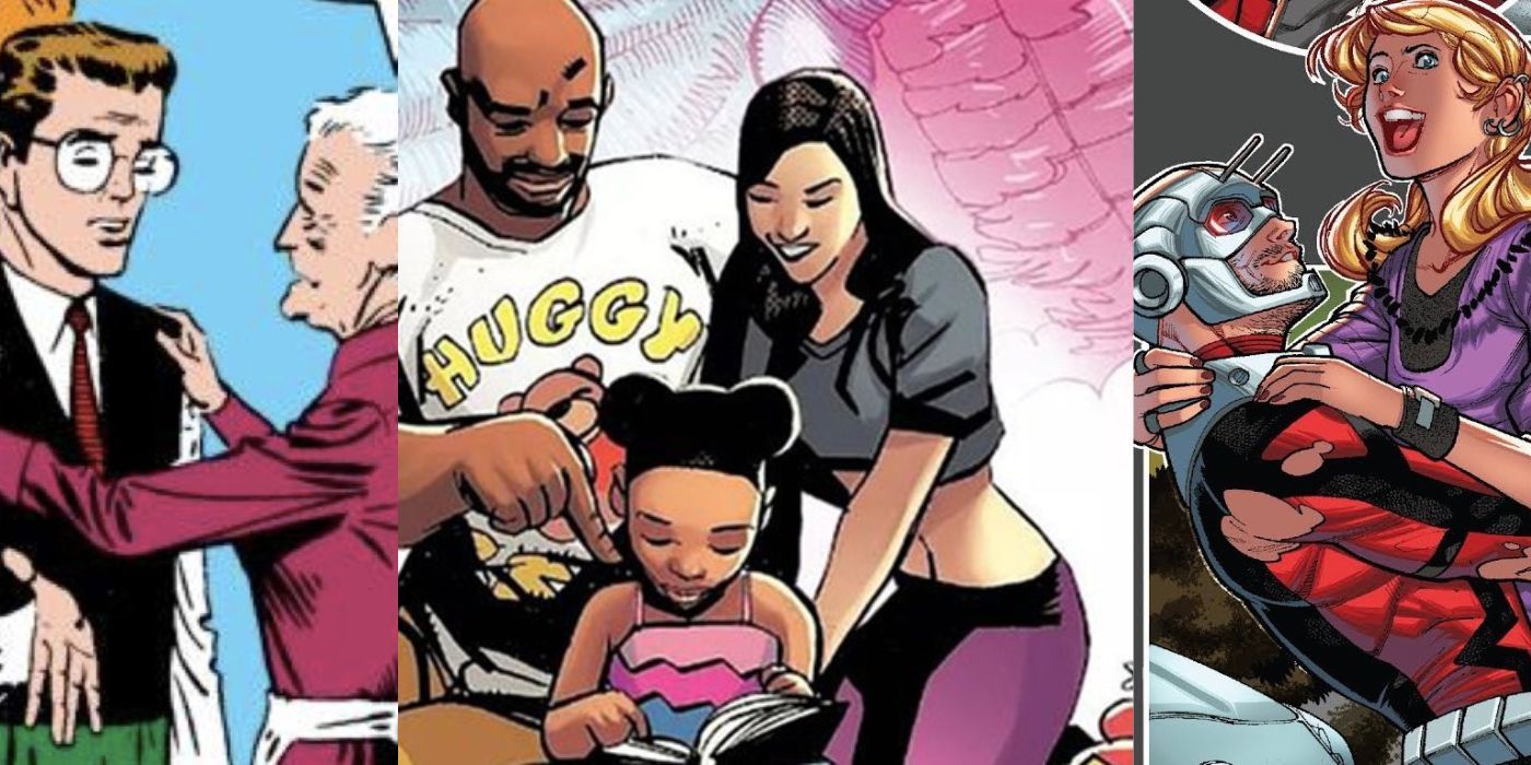 Aunt May, Peter Parker, Luke Cage, Jessica Jones and Ant-Man in Marvel Comics