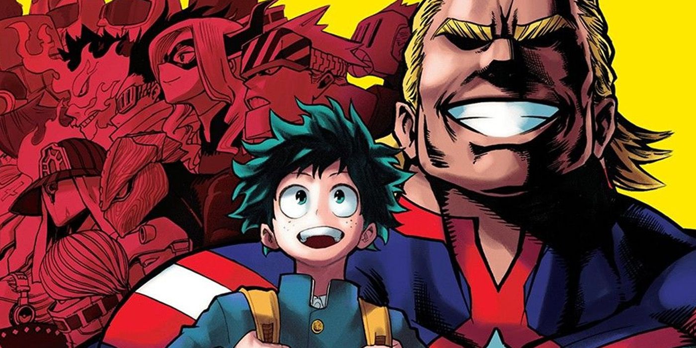 Deku and All Might from MHA.
