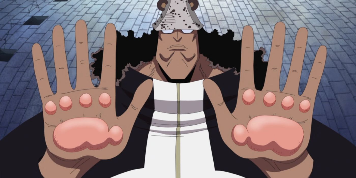 Kuma's Paw-Paw Fruit in the One Piece anime