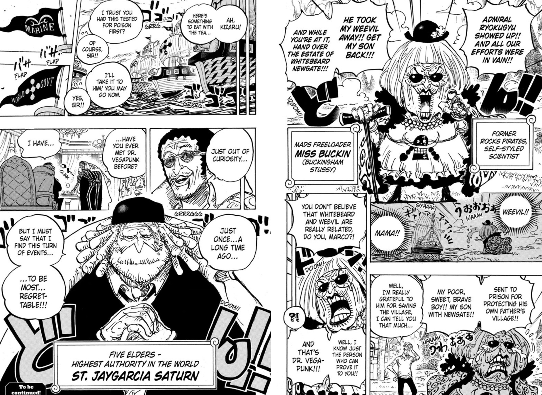 One Piece Capítulo 1073 Páginas 14-15