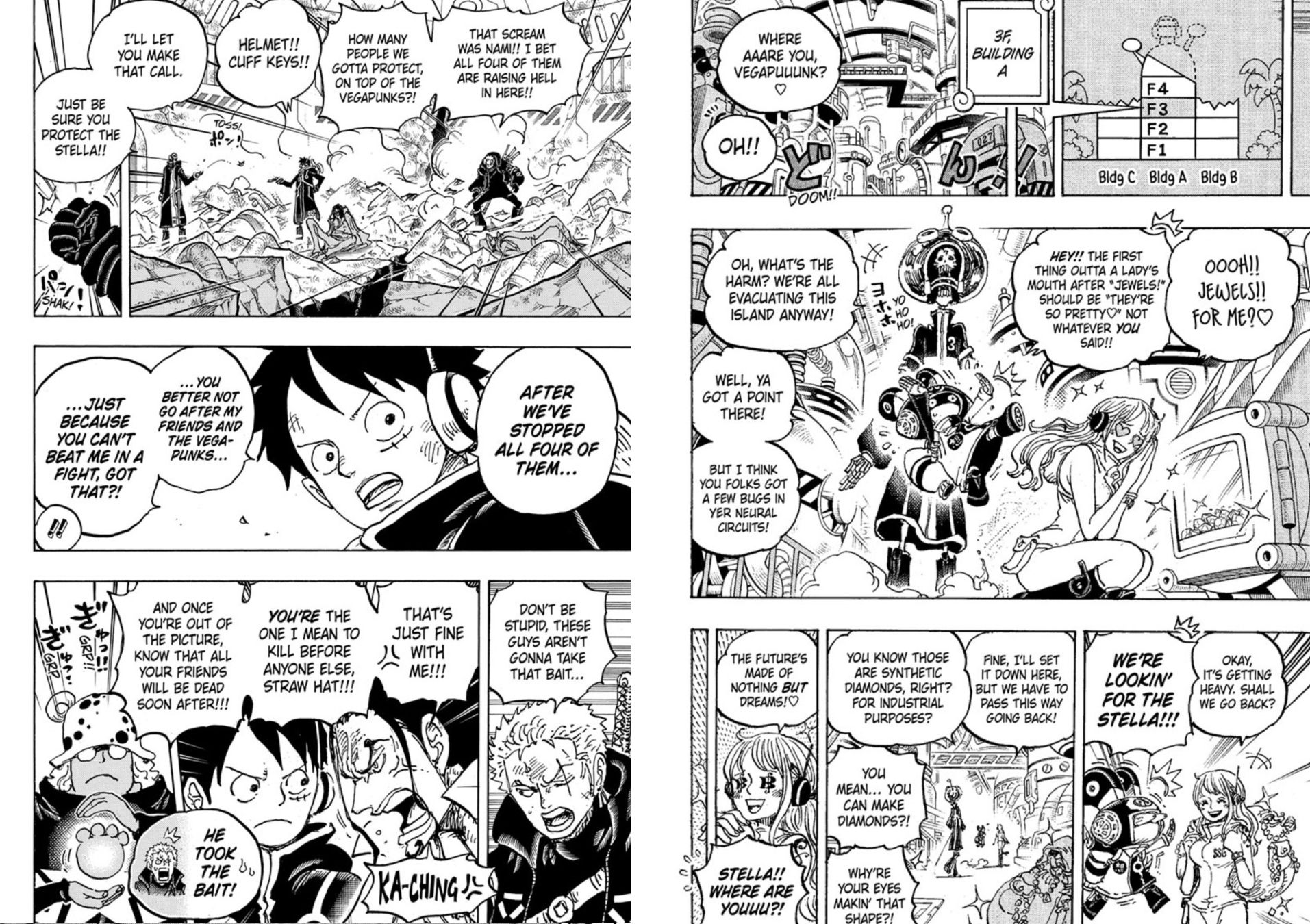 One Piece Chapter 1075 Pages 4, One Piece Chapter 1076 Page 6