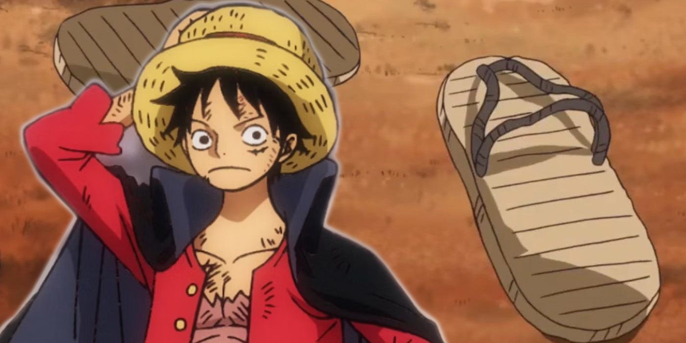 Luffy and his sandals from One Piece