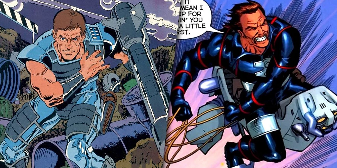 Past and modern versions of Terra-Man from DC Comics.