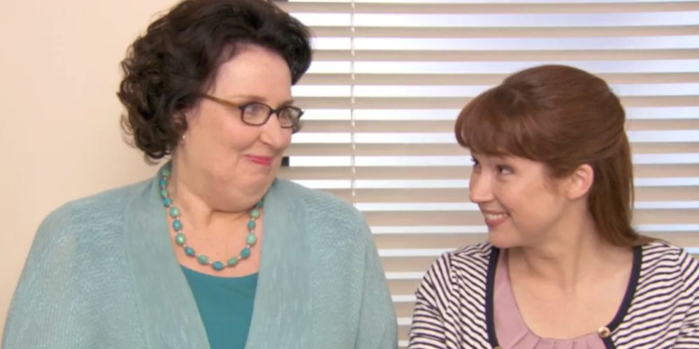 Phyllis and Erin in The Office