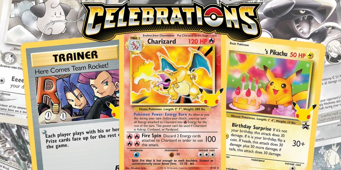 Pokémon TCG: Rarest Cards In The Celebrations Expansion