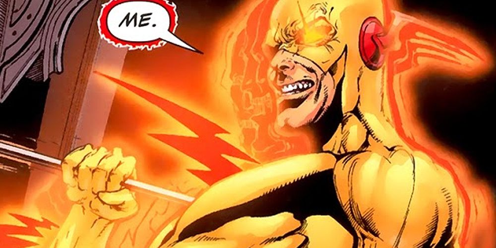 Reverse-Flash emerges from the Negative Speed Force in DC Comics