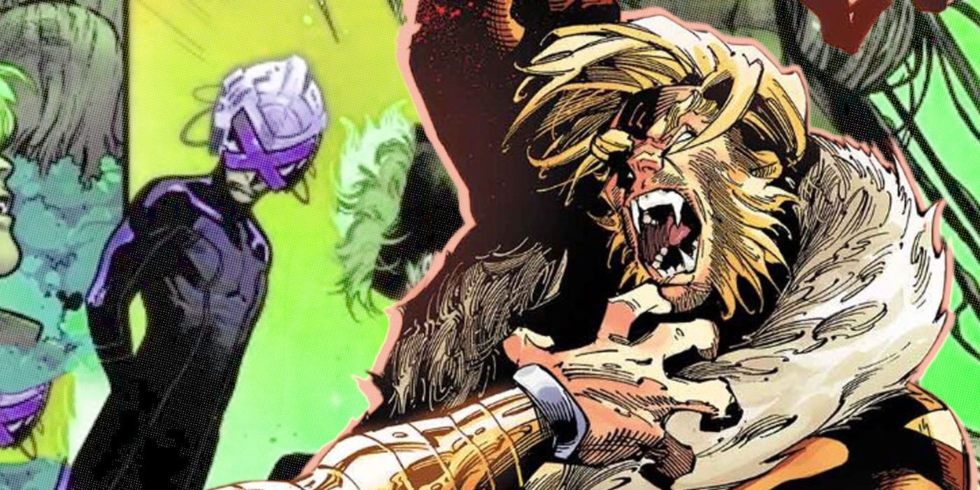 The XMen Villain Sabretooth is a Dark Professor X