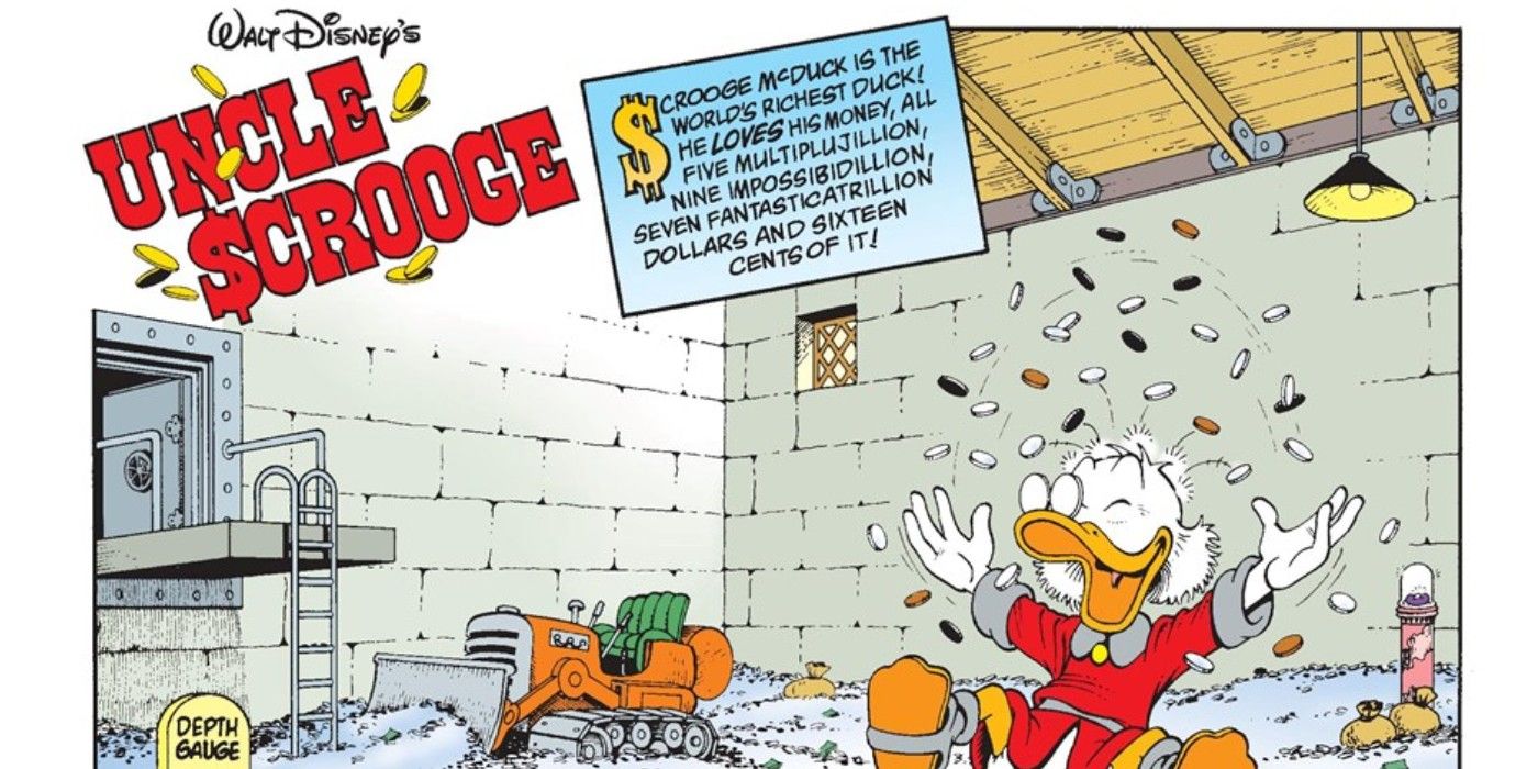 scrooge mcduck in his money pit