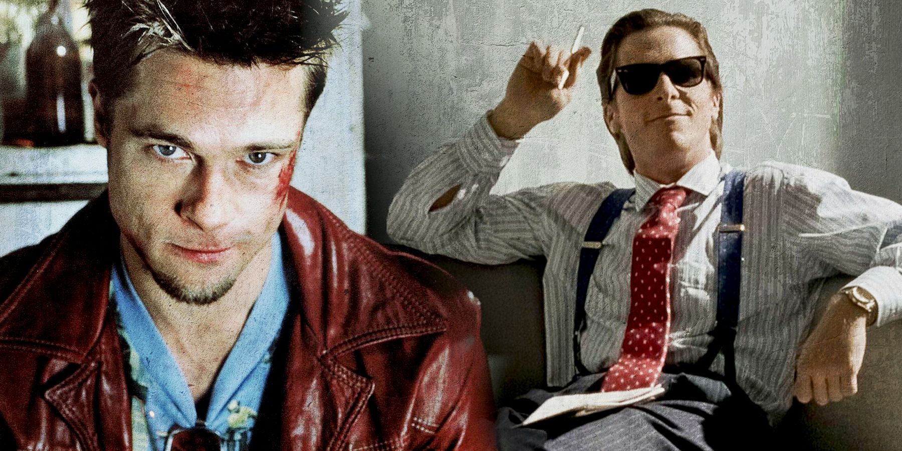 Tyler Durden from Fight Club and Patrick Bateman from American Psycho