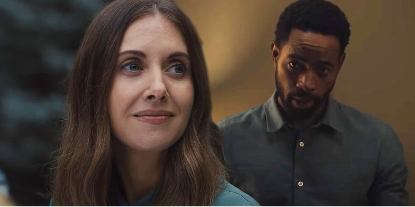 Alison Brie and Jay Ellis in Somebody I Used to Know