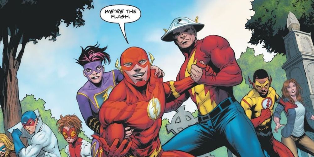 Barry Allen declares that all speedsters are The Flash in The Flash (Vol 1) #760.