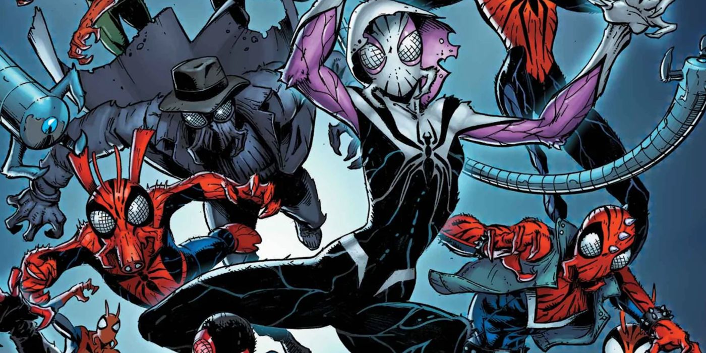 Spider-Man’s Enemies Merge The Marvel Multiverse Into One World