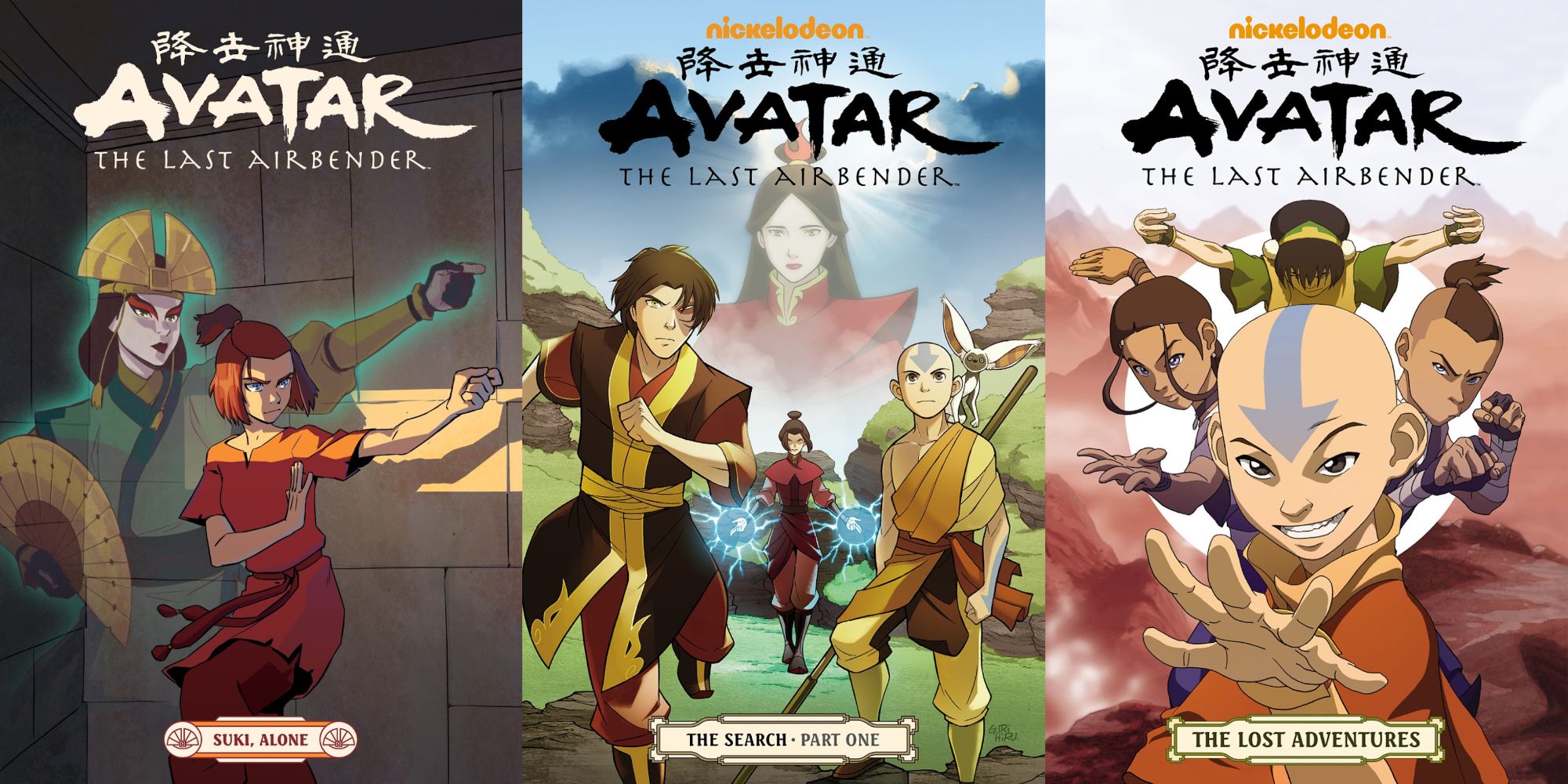 Avatar The Last Airbender Comic Books in Order to Read