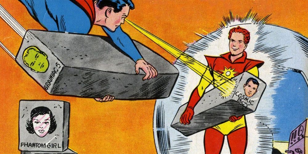 An imposter of Sun Boy fools Superboy into collecting parts of a hidden robot - DC Comics