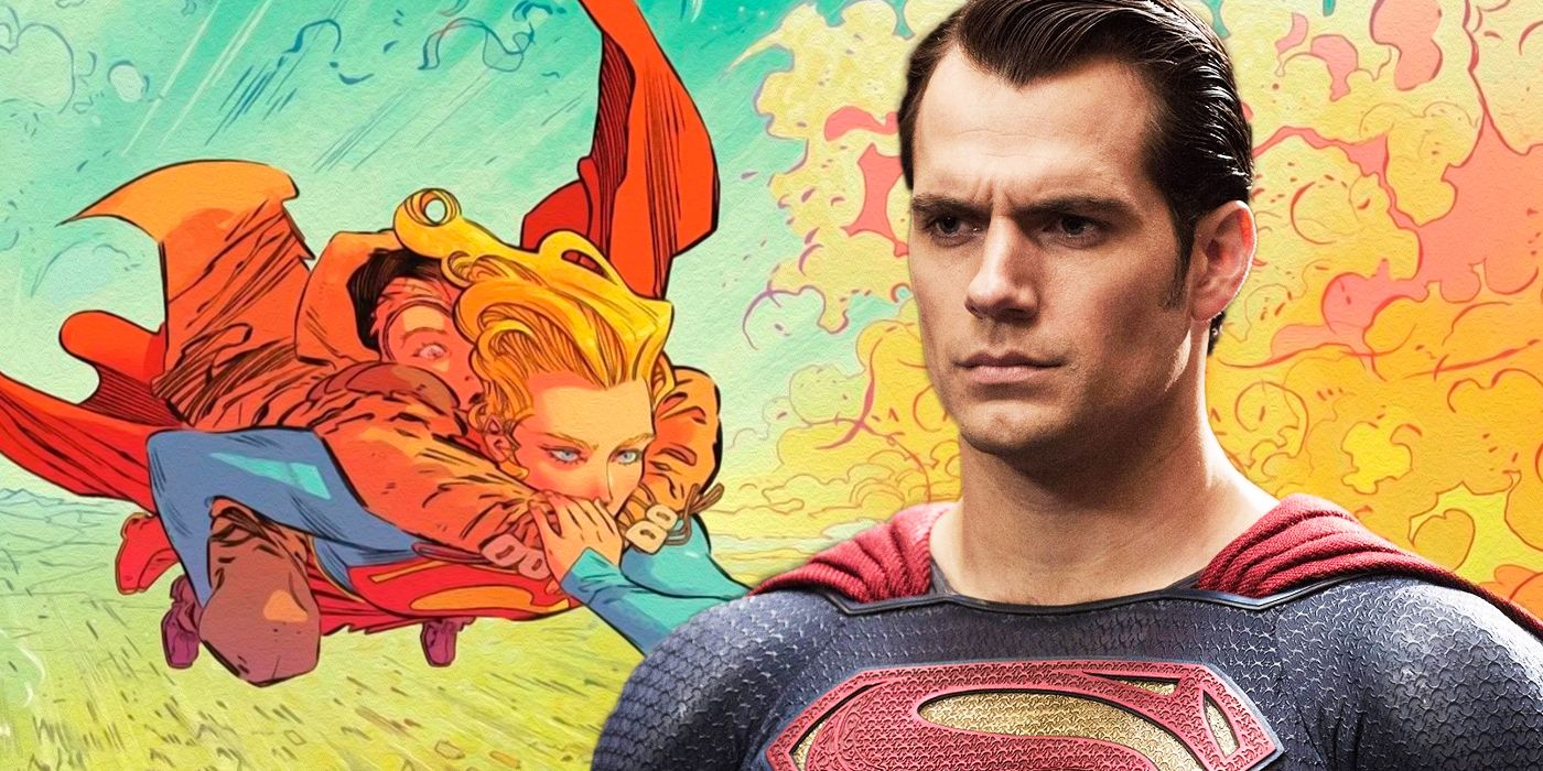 DC Comics' Supergirl and Henry Cavill's Superman