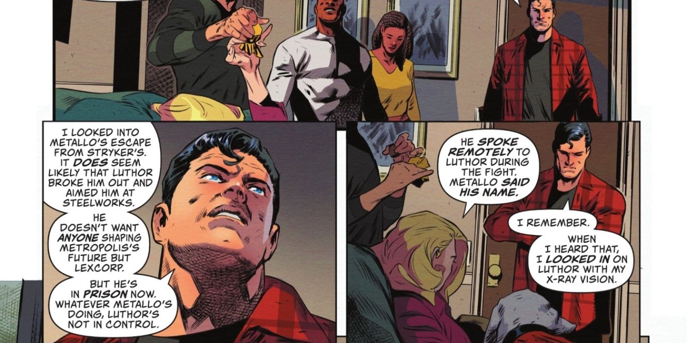 Superman revela o que sabe sobre Metallo