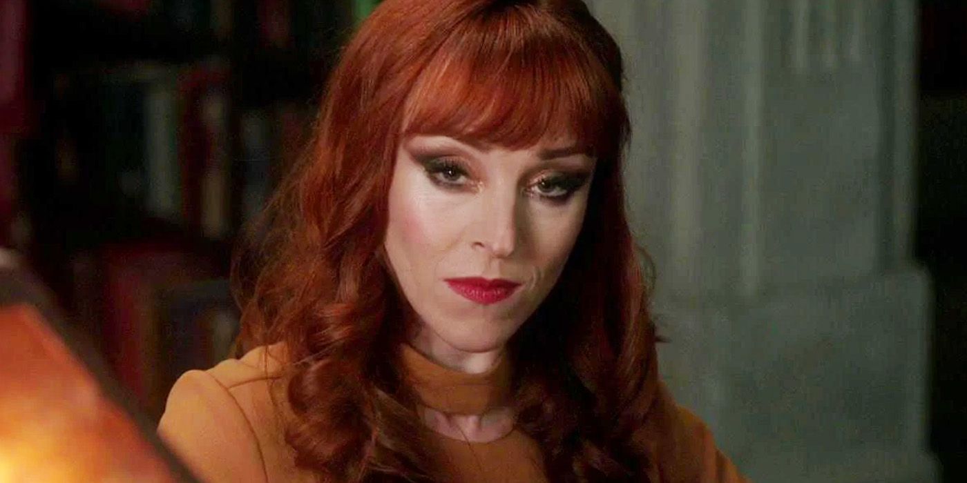 Ruth Connell as Rowena on Supernatural.