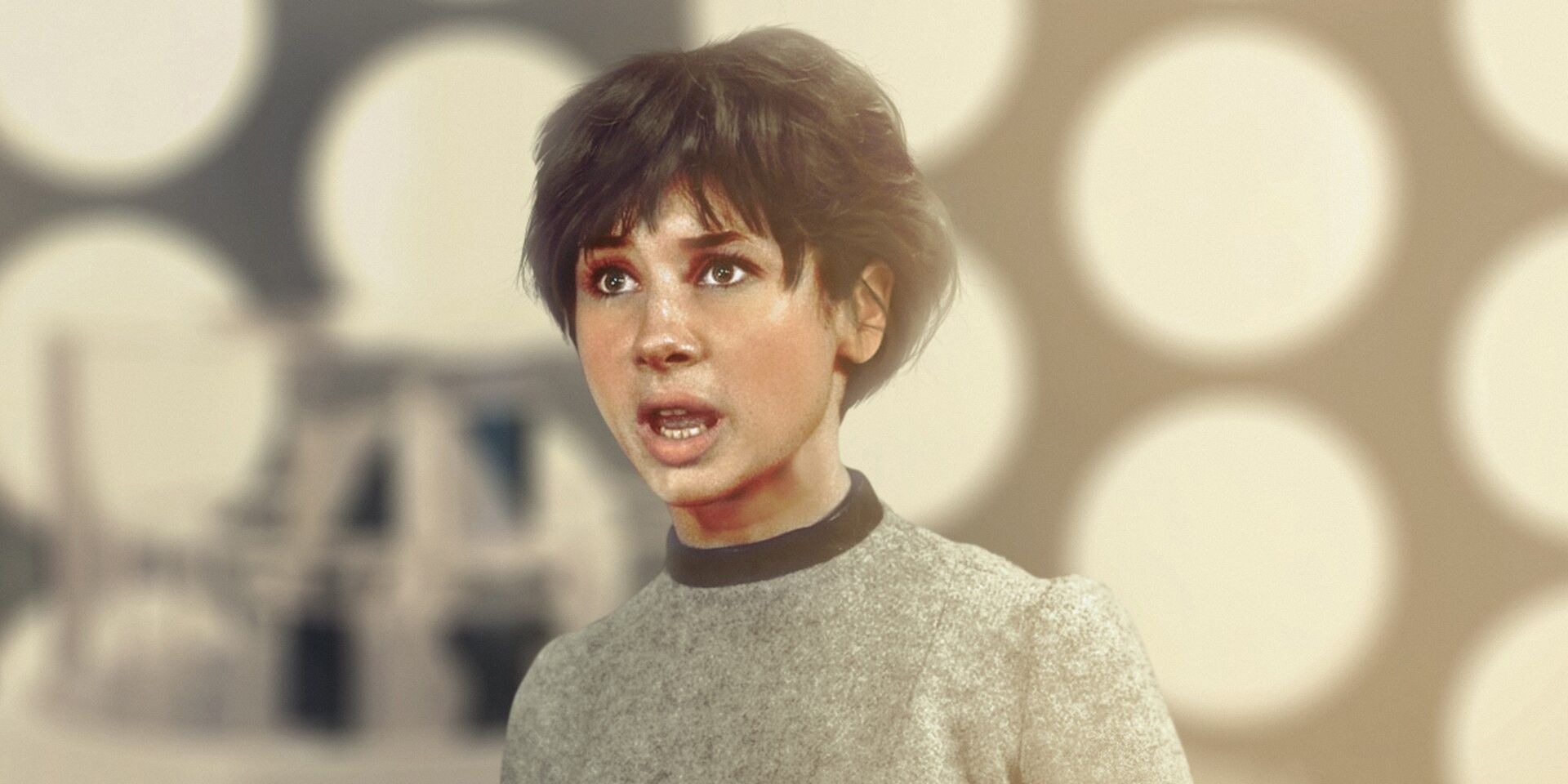 Carole Ann Ford as Susan Foreman in Doctor Who.