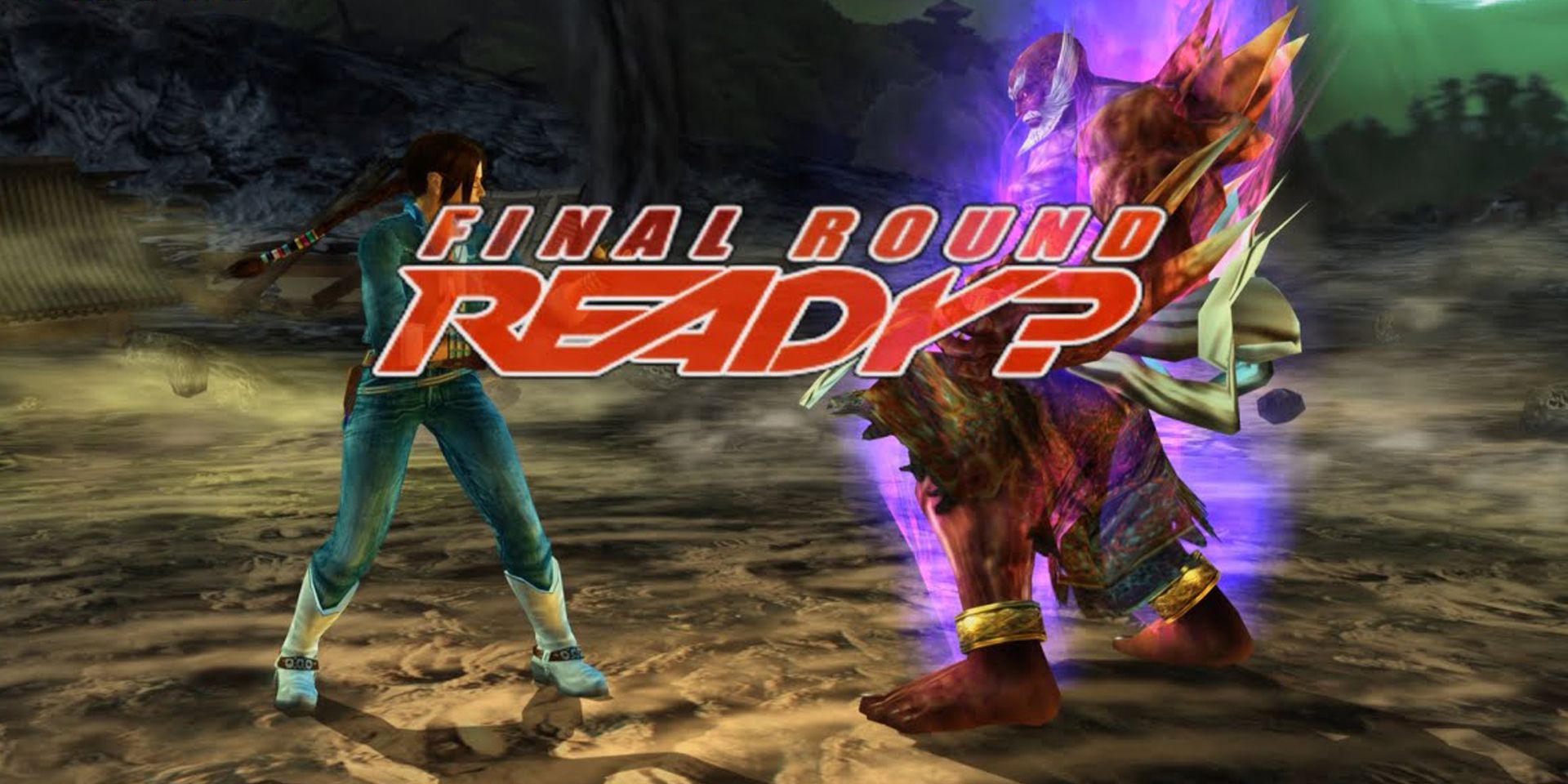 Julia enfrenta Jinpachi em Tekken 5.