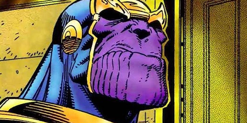 Thanos enters his basement in Cosmic Powers Unlimited