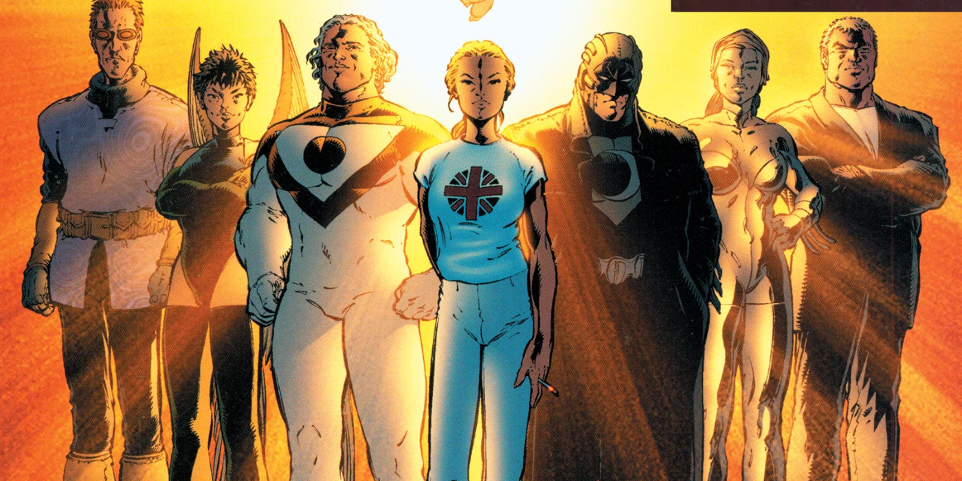 DC's Authority team standing together