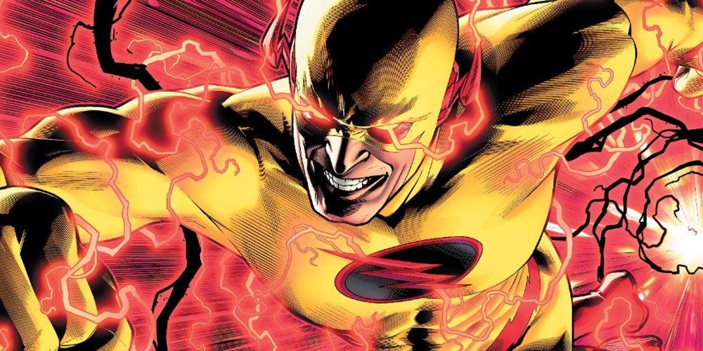 The Reverse-Flash runs through time in DC Comics