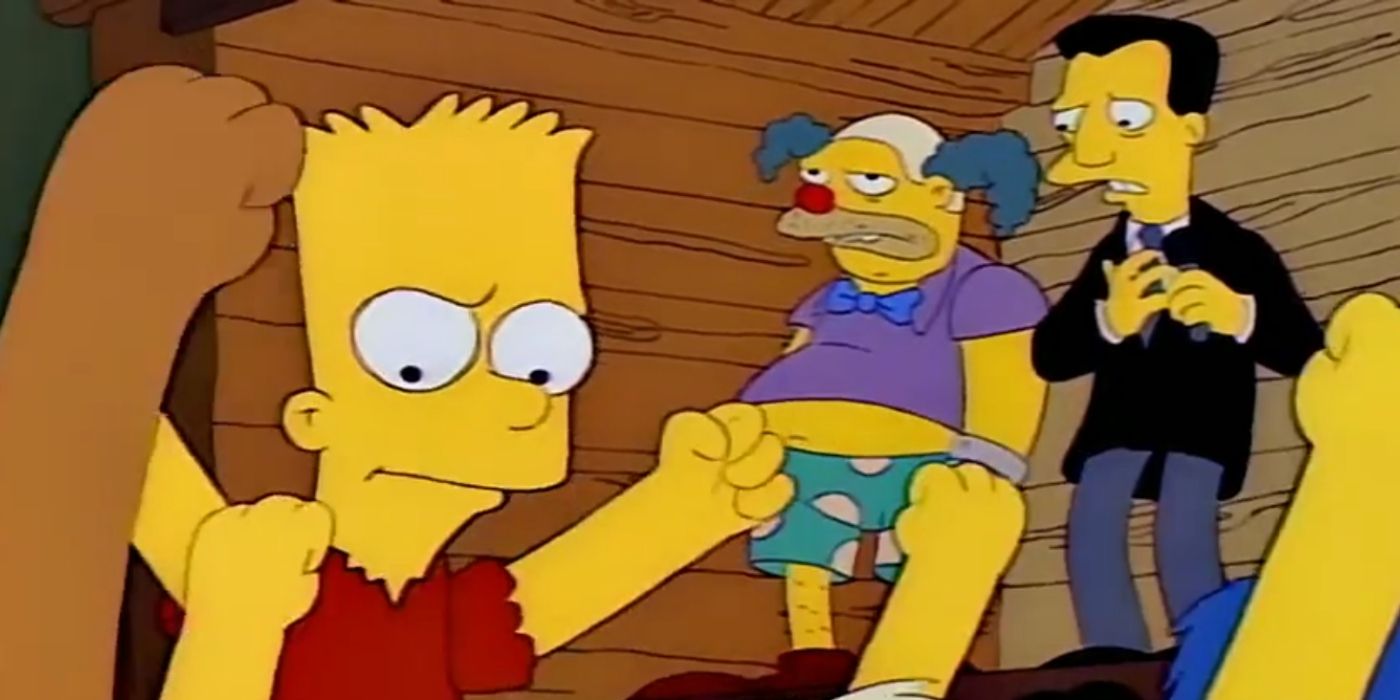 The Simpsons Kamp Krusty Mr. Black 3