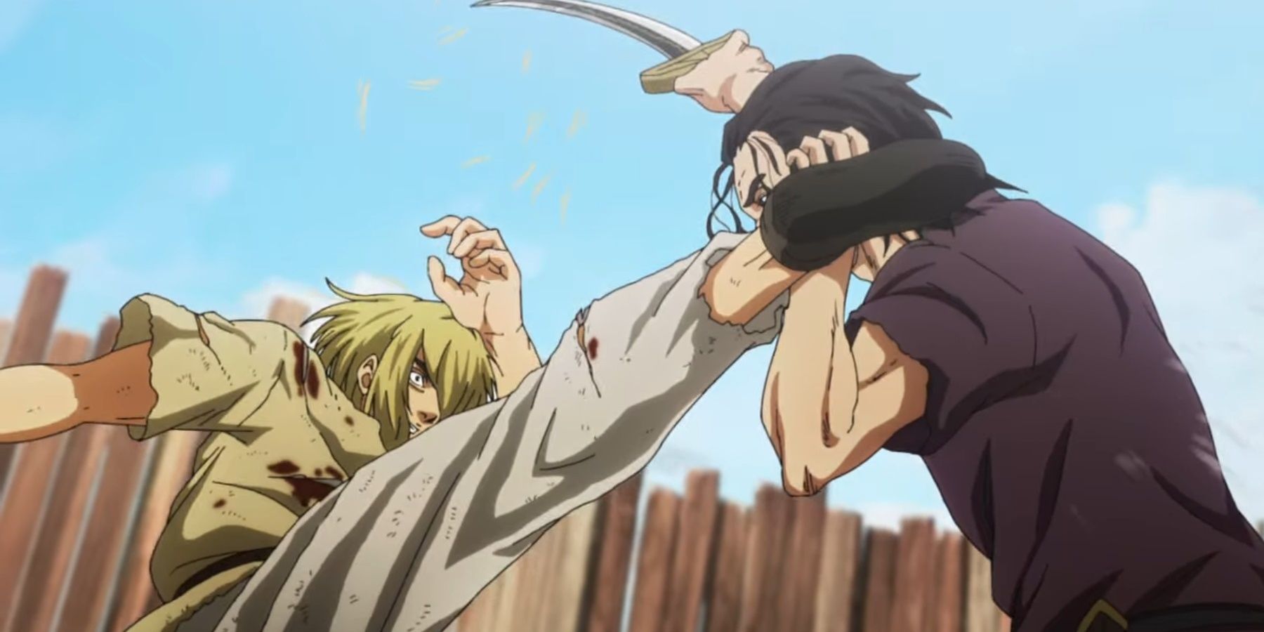 thorfinn fighting snake