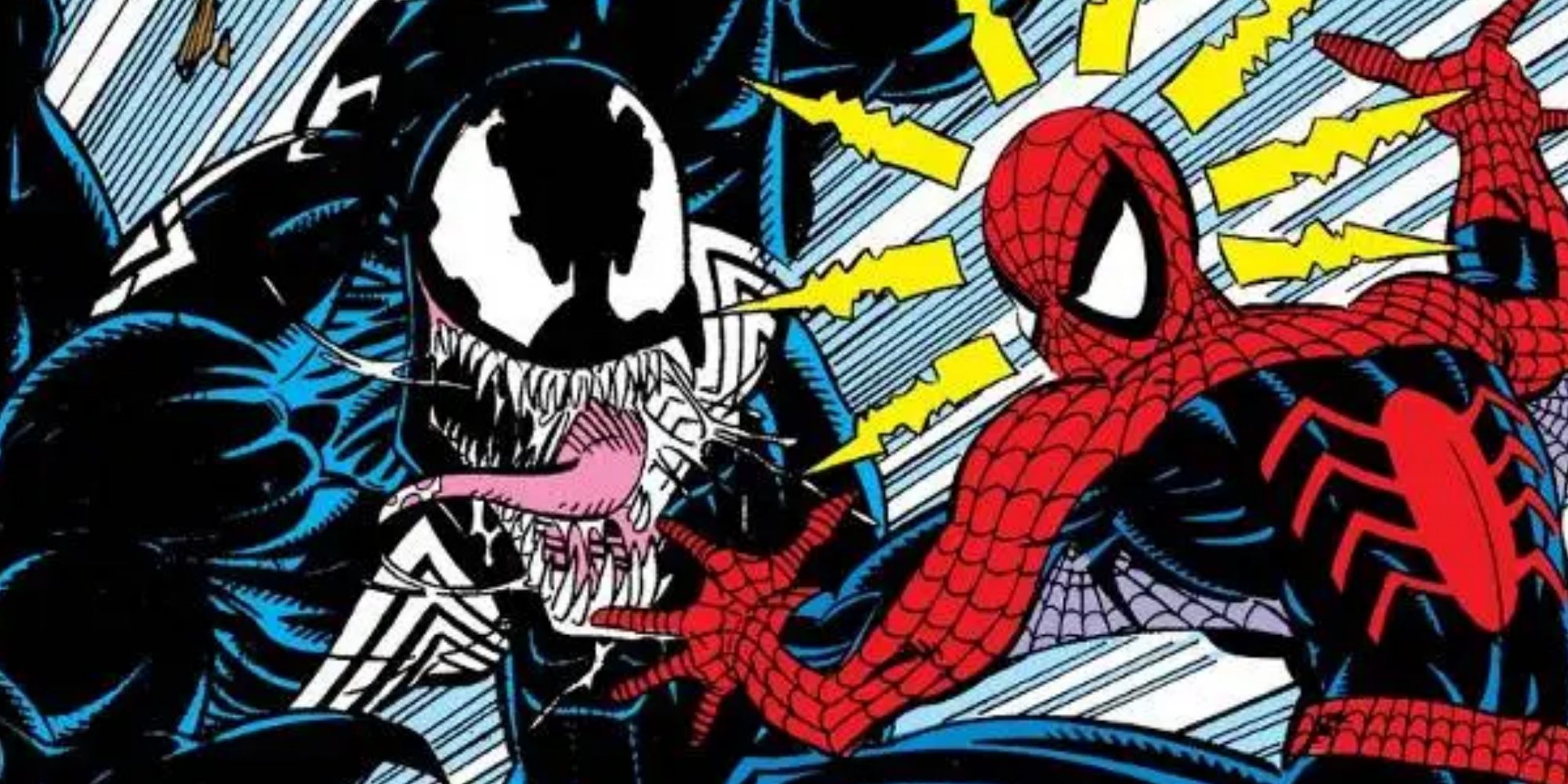 Venom and Spider-Man in Marvel comics