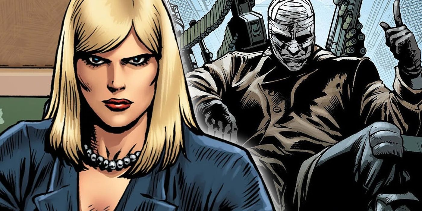 A split image ofVeronica Cole and Hush in DC Comics