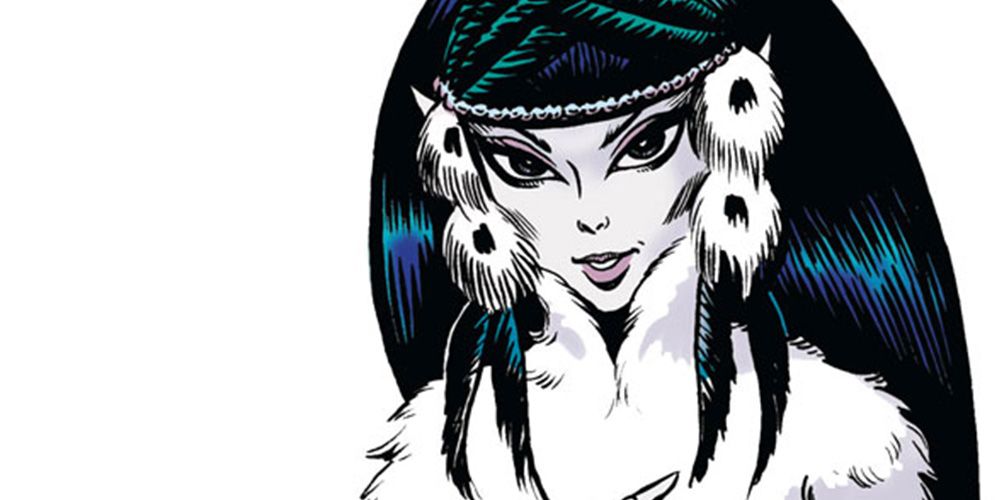 A character image of Winnowill the elf antagonist from Elfquest.  