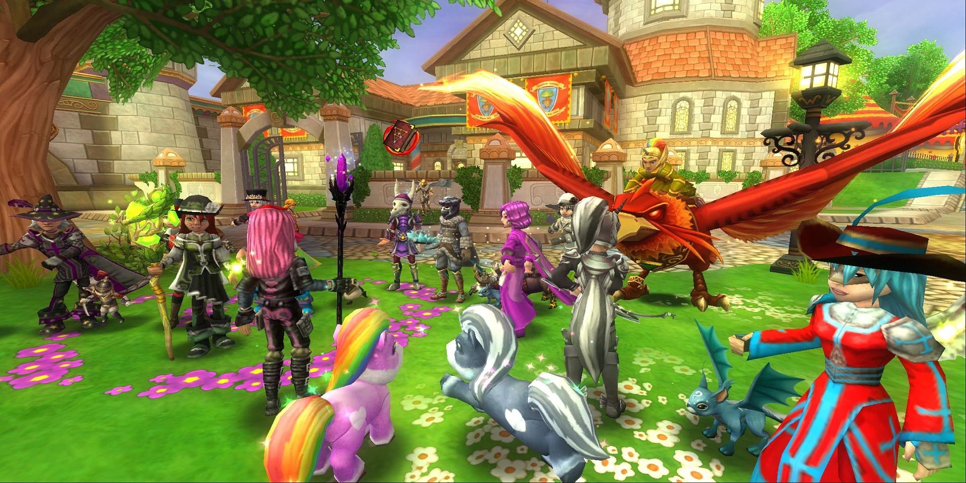 jogo wizard101 - personagens e montarias