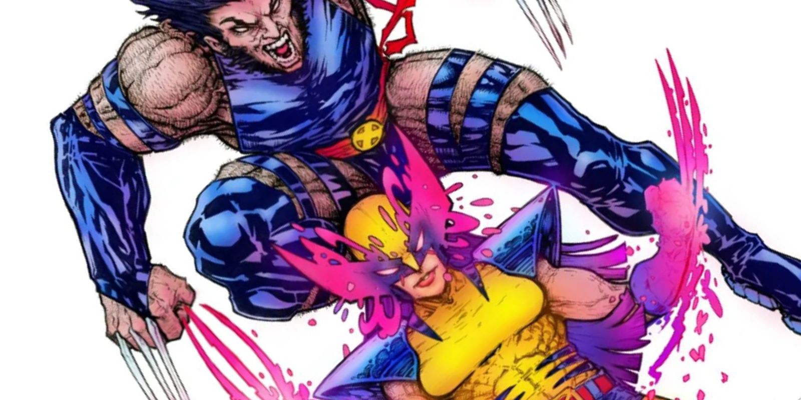 Wolverine and Psylocke costume swap