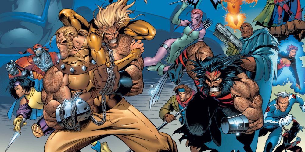 The altered X-Men from the Age of Apocalypse timeline
